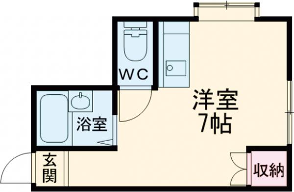 スナモトコーポの間取り