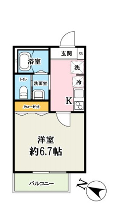 キャメル所沢4の間取り