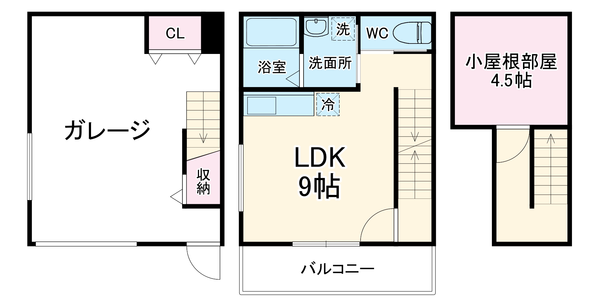 リヴェールの間取り