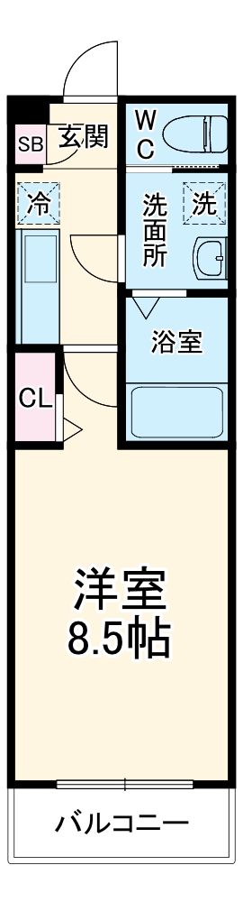 相武台の完工年月(2026年1月)築の賃貸アパートの間取り