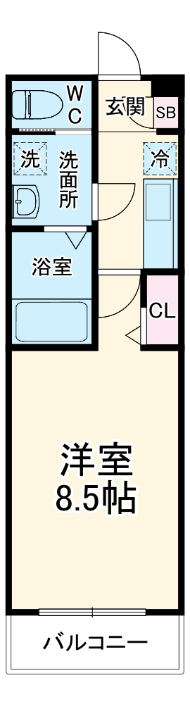 相武台の完工年月(2026年1月)築の賃貸アパートの間取り