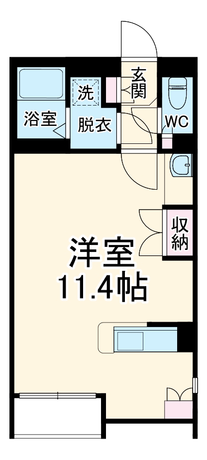 レオネクスト北斗Ⅲの間取り