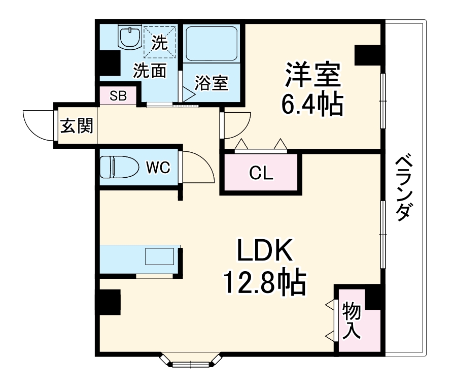 メゾン瀬川の間取り