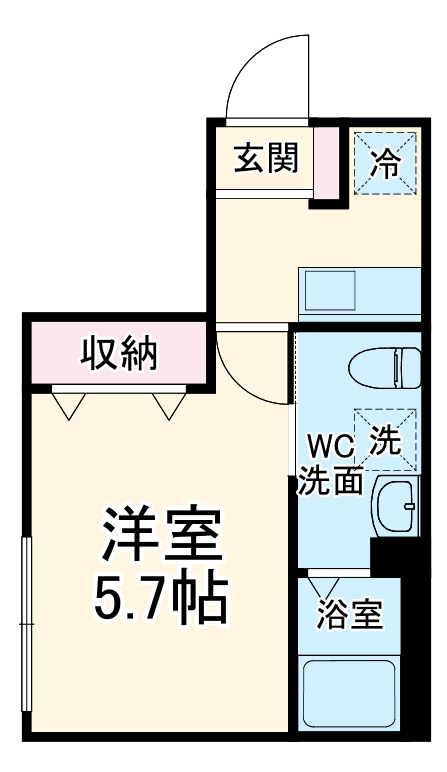 ベイルーム南林間の間取り