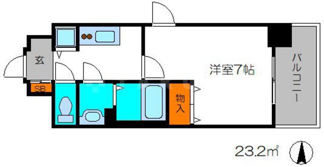 エスリード京都梅小路アヴェニテの間取り