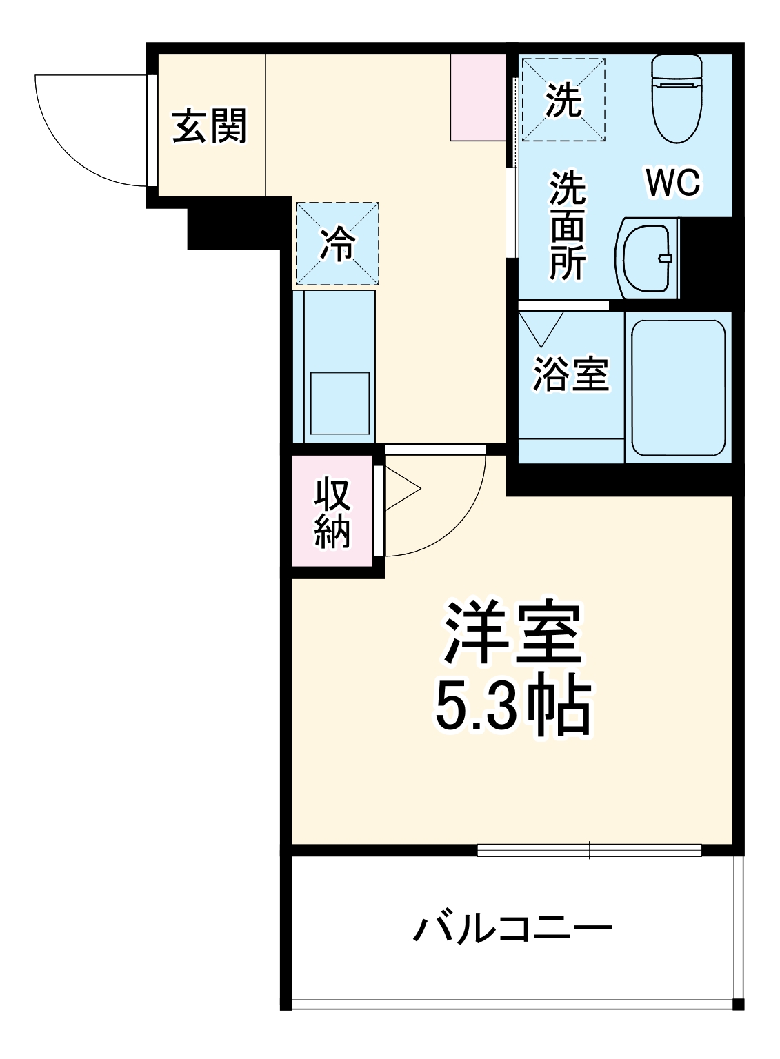 ベイルーム南林間の間取り