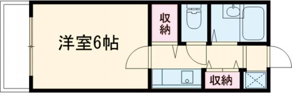 プチヒルズ壱番館の間取り