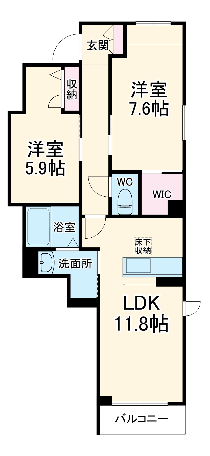 セントリビエの間取り