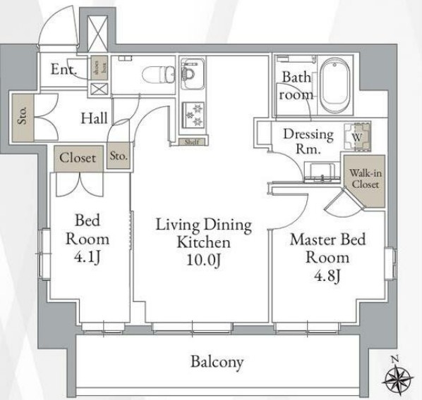 LiveCasa高円寺の間取り