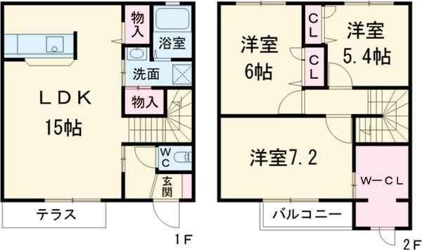 ヴィラマルタカFの間取り