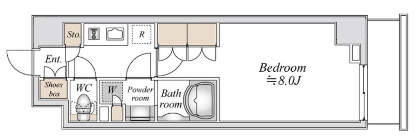 リテラス馬込の間取り