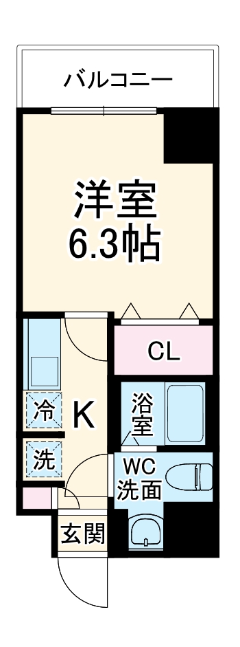 アルファコート草加2の間取り