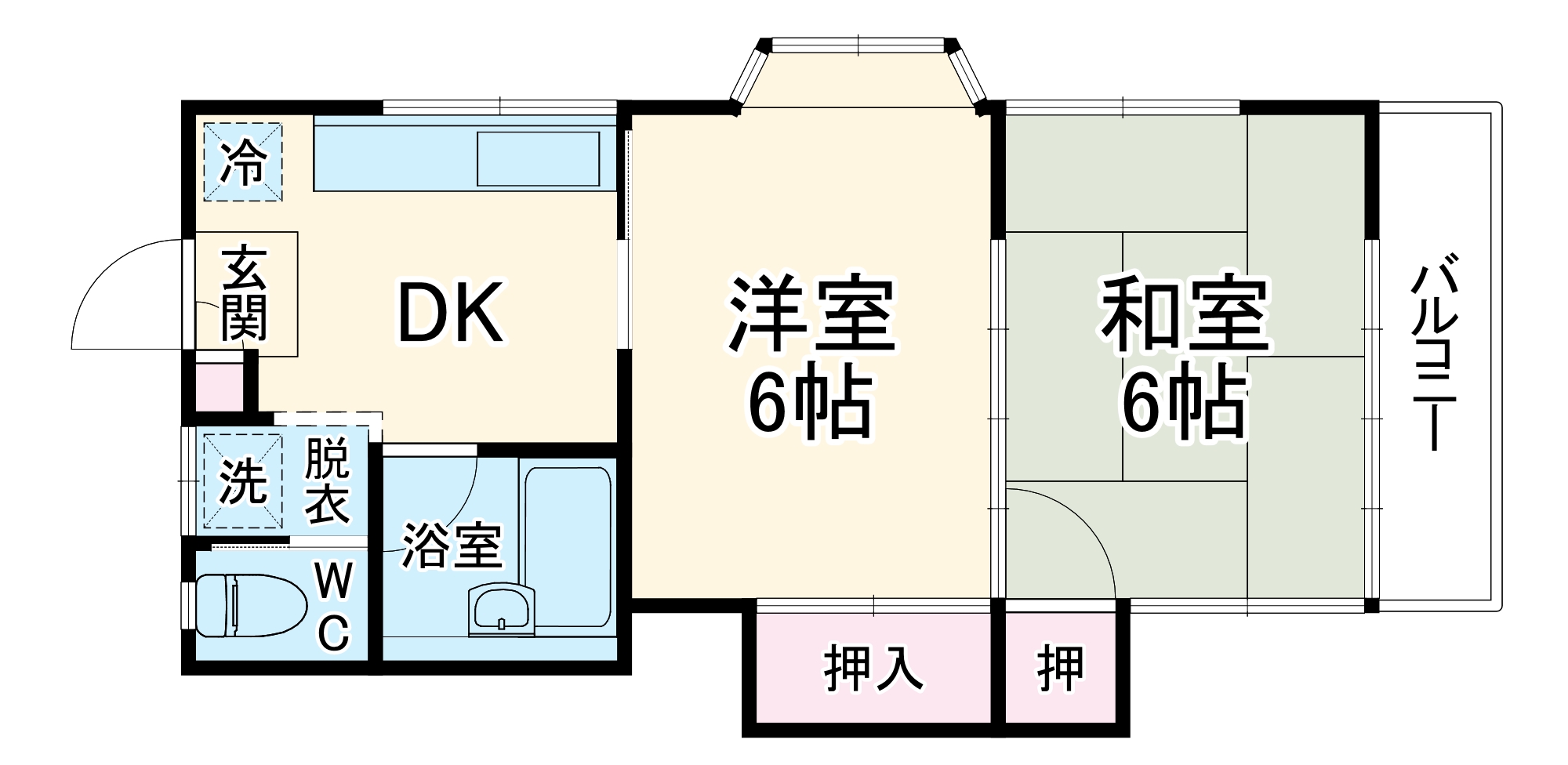 宮前ハイツの間取り