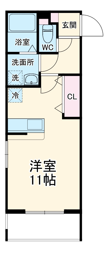フリメールの間取り