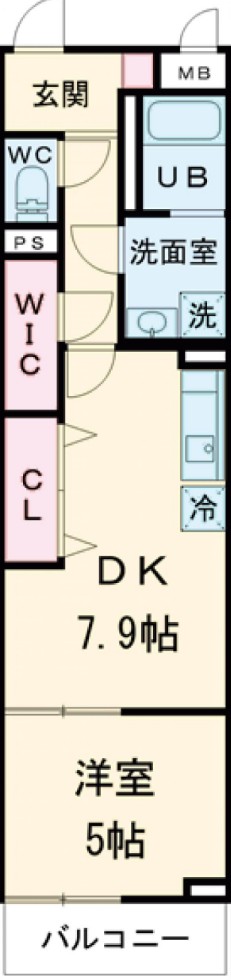 プレジデントガーデンＤ・302号室の間取り