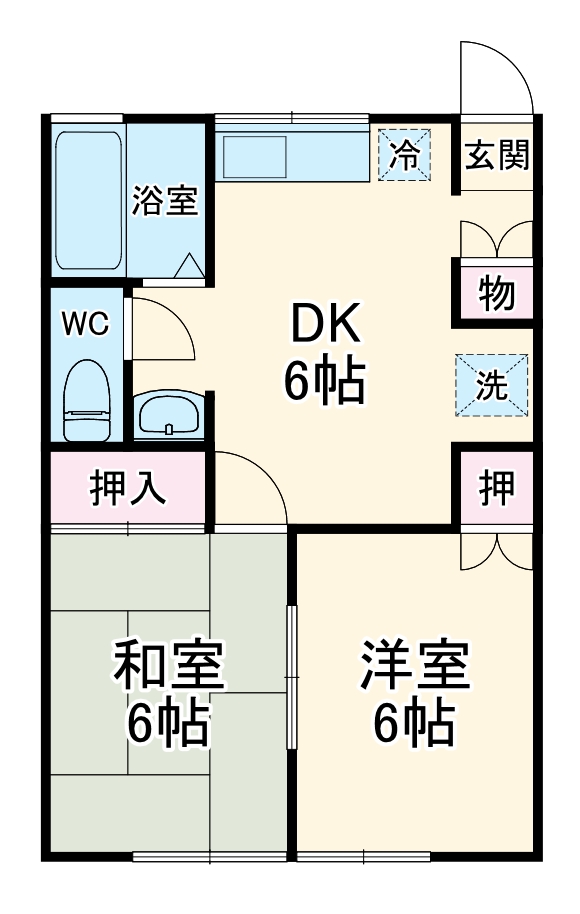 サニーコートの間取り