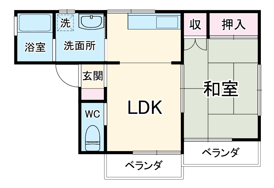 パークヴィラ滝沢の間取り