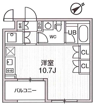 大田西馬込レジデンスの間取り
