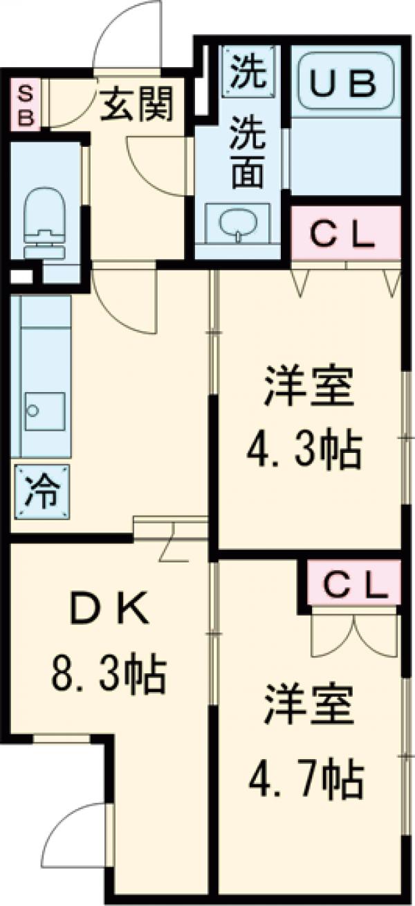 BRICK RESIDENCE 目黒本町の間取り