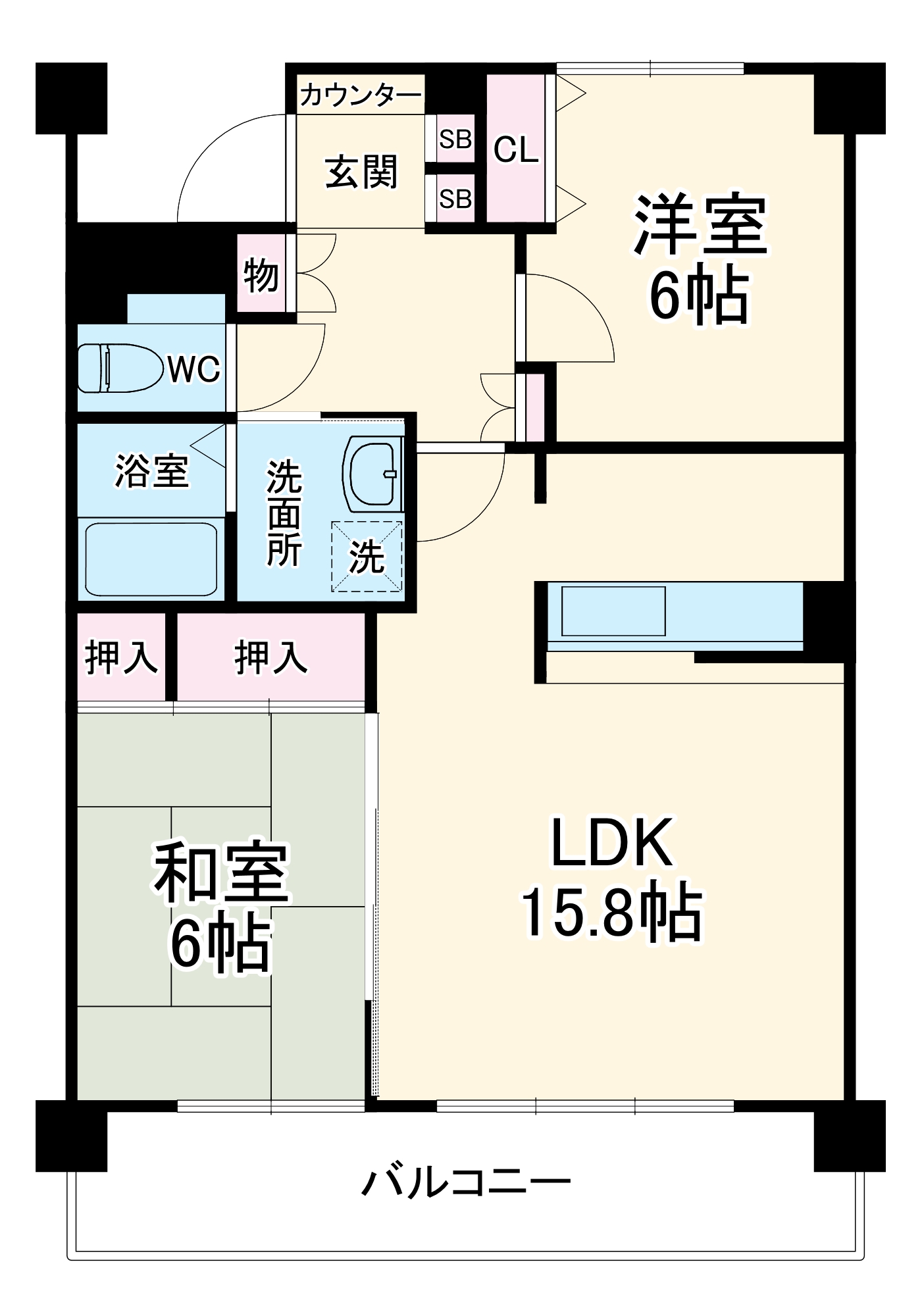 グラン・ソラール丸の内の間取り