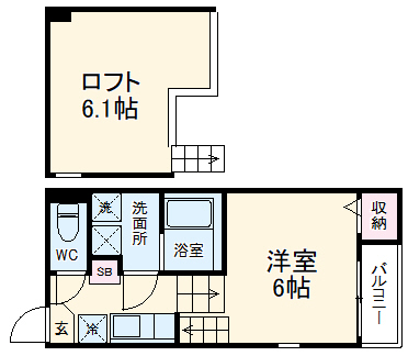 トリオネア千種の間取り