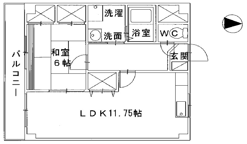 パルシティ久我の間取り