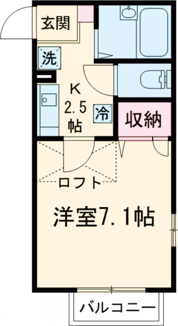 ソレイユ南長崎の間取り
