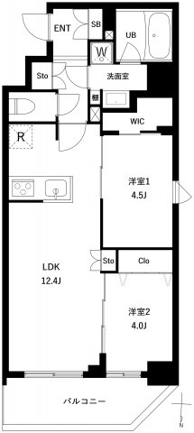 アーバンパーク日暮里Ⅱの間取り