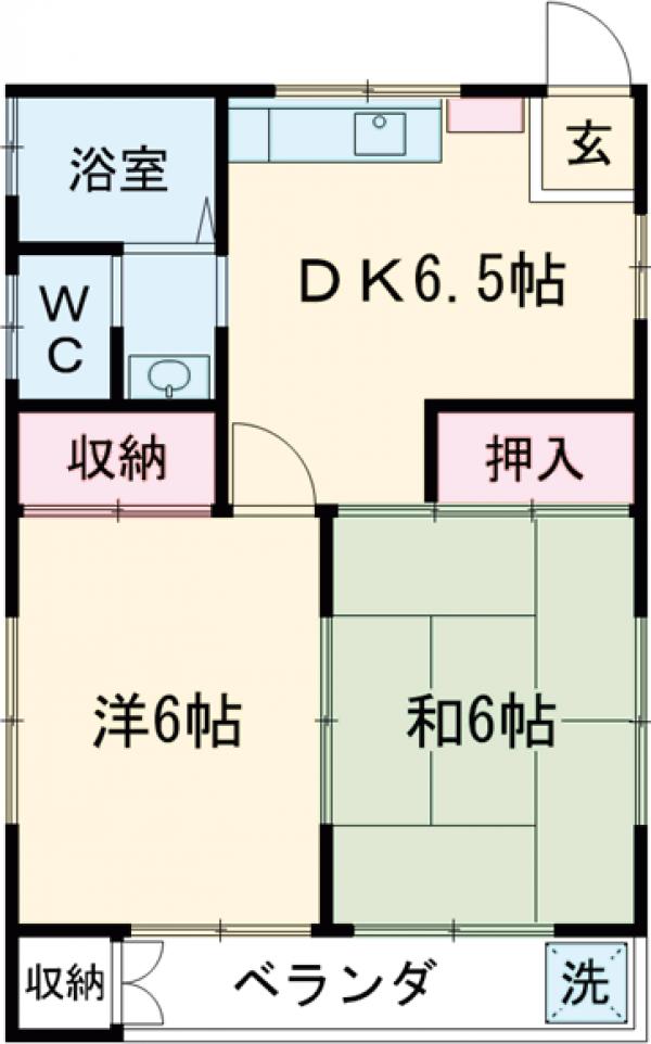 カーサクリハラの間取り