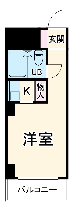 スカイコート横浜日ノ出町の間取り