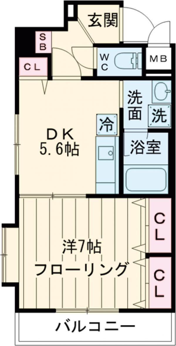 グランヴァン阿佐ヶ谷Ⅱの間取り