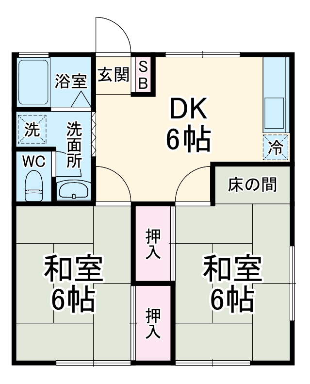 カントリーライフⅠの間取り