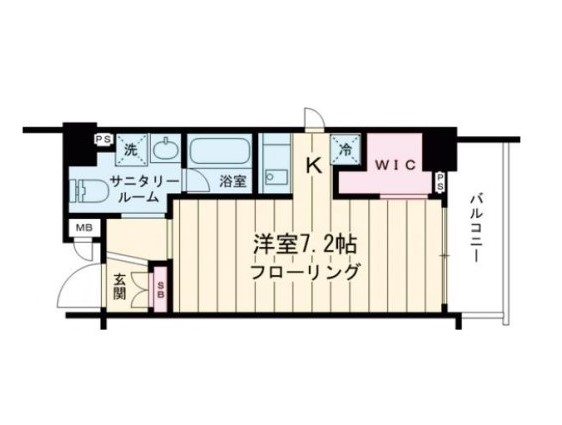 ステージファースト明大前アジールコートの間取り