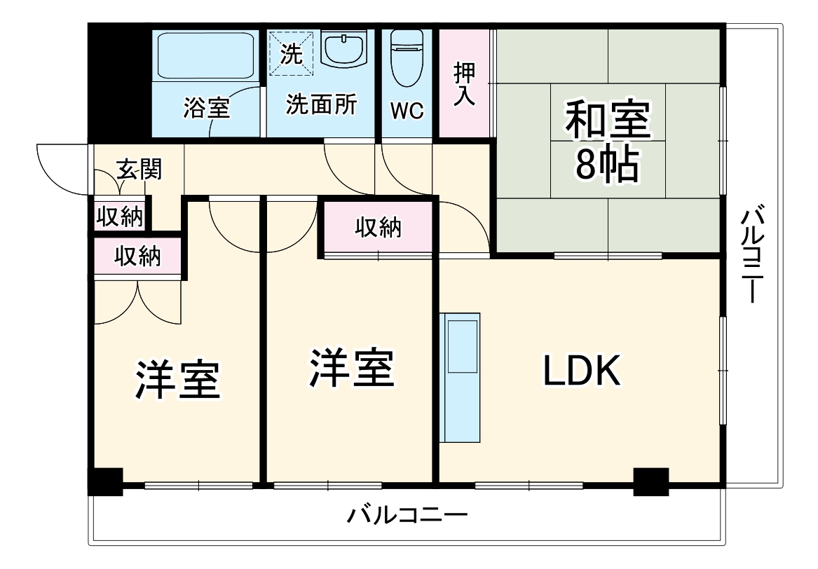 ツインヴィラ八柱Ⅱの間取り