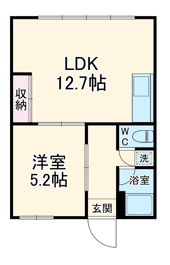 グラッセ高浜の間取り