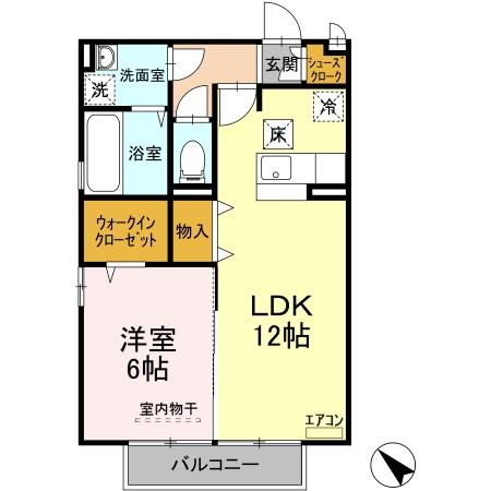 ベルソフィアCの間取り