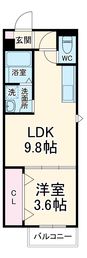 LECOCON豊田市駅の間取り