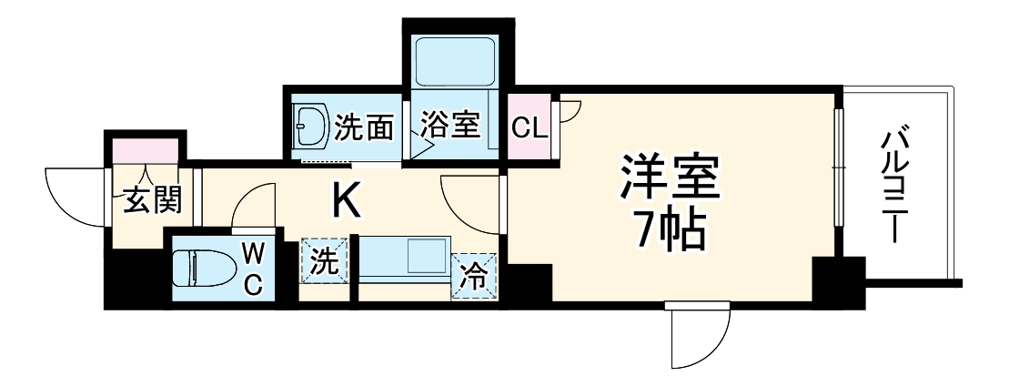 ラティエラ横濱天王町の間取り