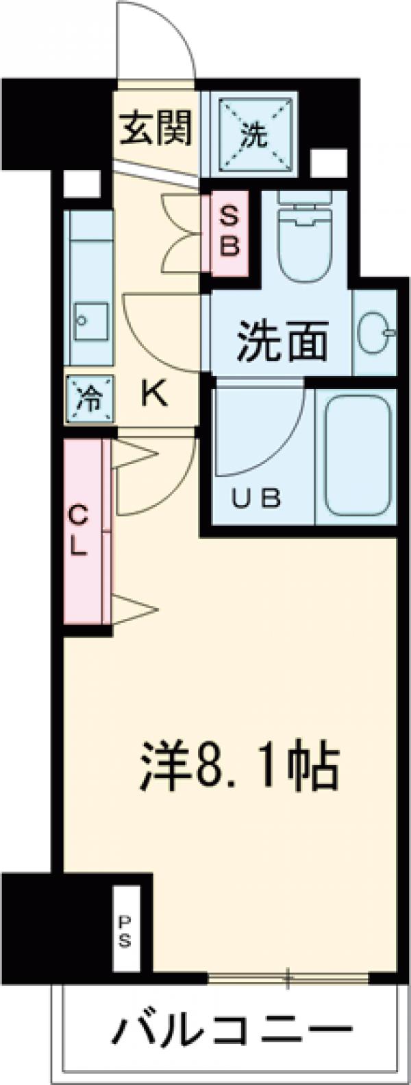 ジェノヴィア新宿中落合スカイガーデンの間取り