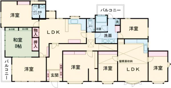 熊川428-2戸建の間取り