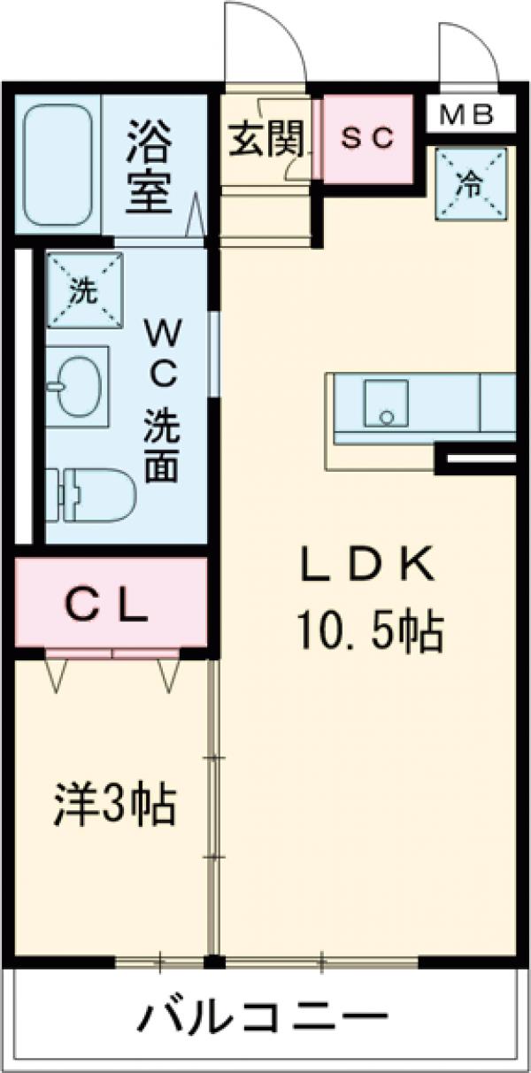 グロース小山の間取り