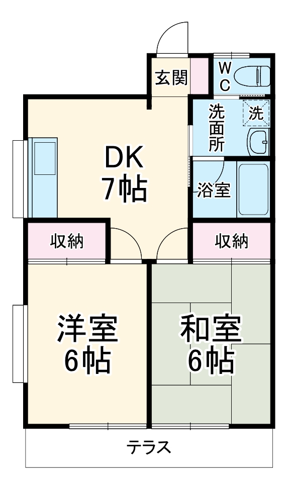 パークハイムの間取り