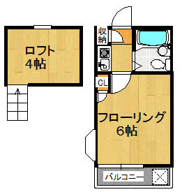 ホワイトハイツ豊島の間取り