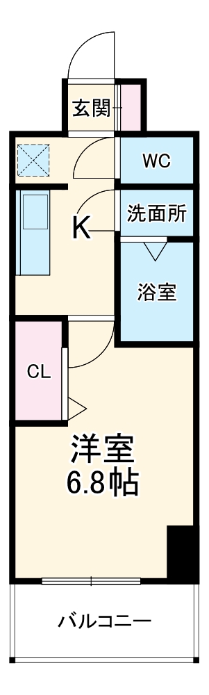 メイクスデザイン名駅南の間取り