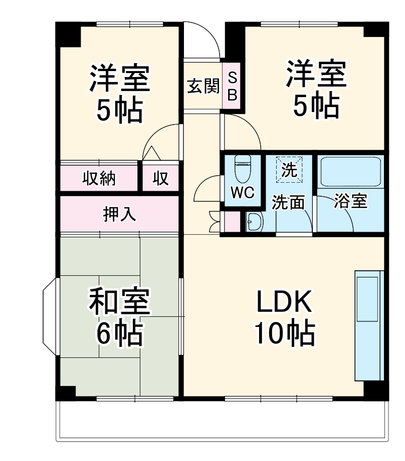 第二藤ビルの間取り