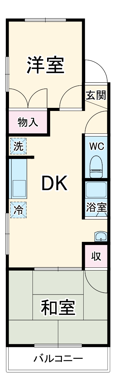 サンシャイン瑞穂 Dの間取り