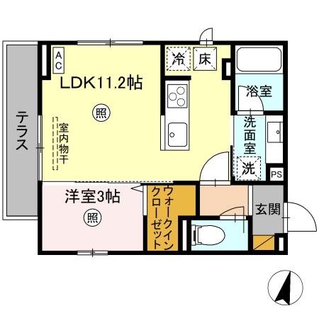 プラデーラの間取り