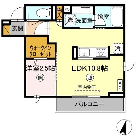 プラデーラの間取り