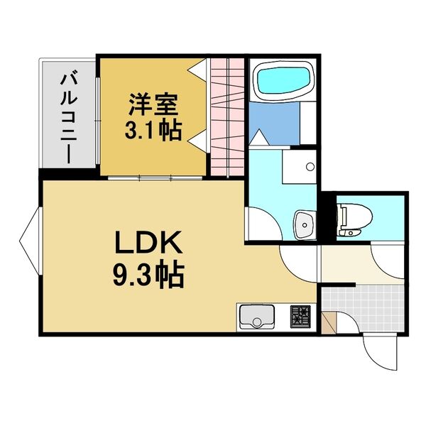 LECOCON四日市Ⅶの間取り
