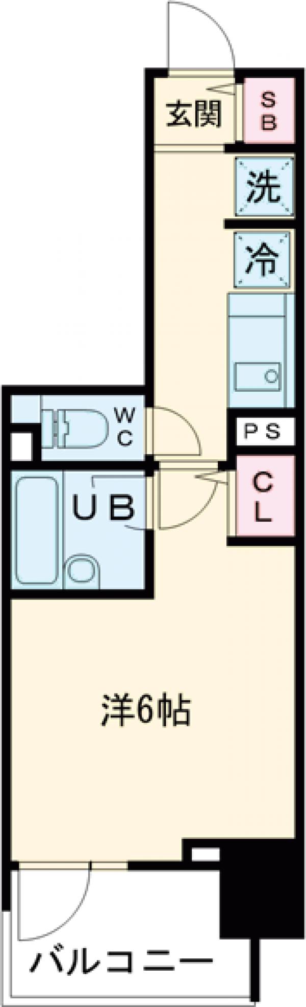 大森海岸レジデンスの間取り